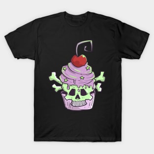 Pastel Goth Cupcake Meme Kawaii Gothic Sarcastic Eboy Egirl T-Shirt